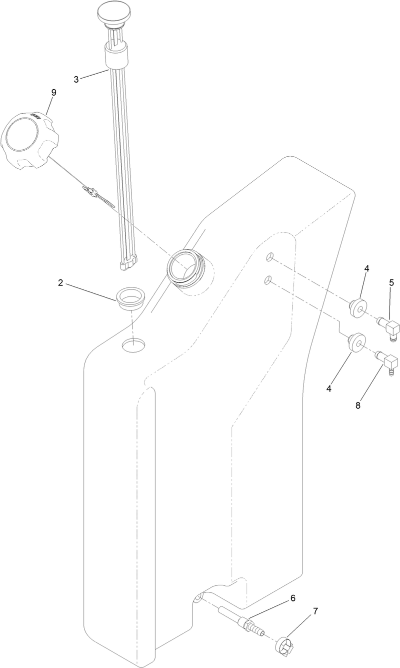 LH Fuel Tank Assembly No 130 1026