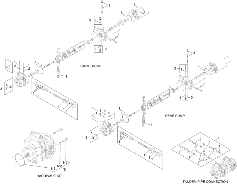 Tandem Pump Assembly No 138 0767
