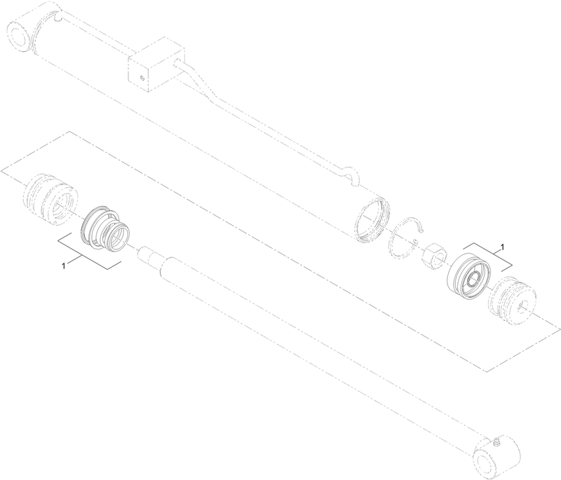 Hydraulic Cylinder Assembly No 139 0780