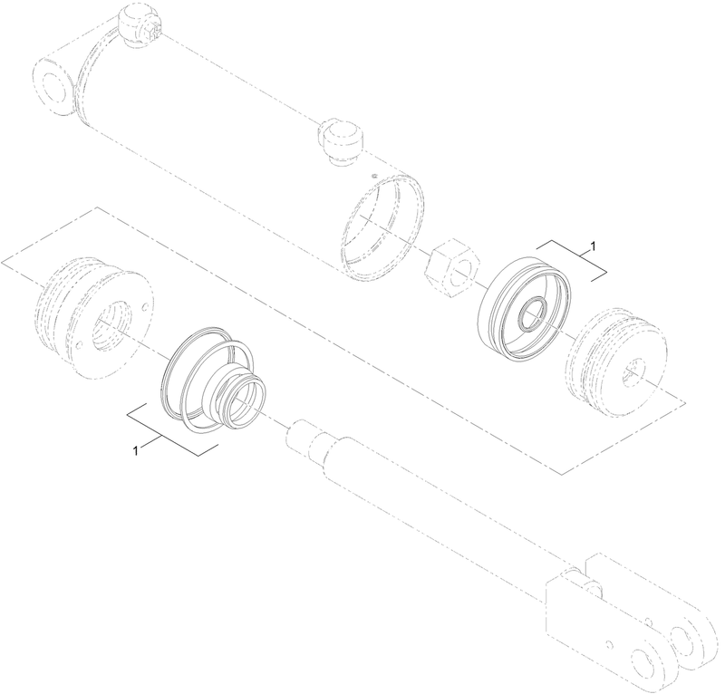 Hydraulic Cylinder Assembly No 139 0779