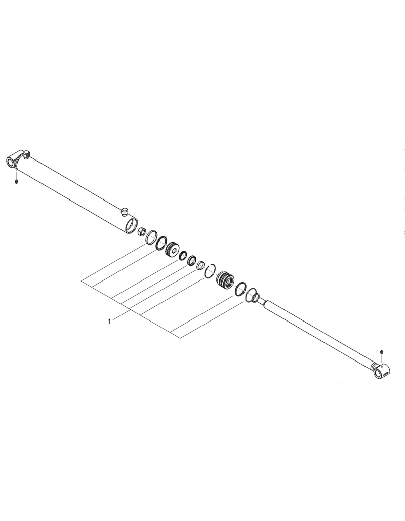 Hydraulic Cylinder Assembly No 140 7634
