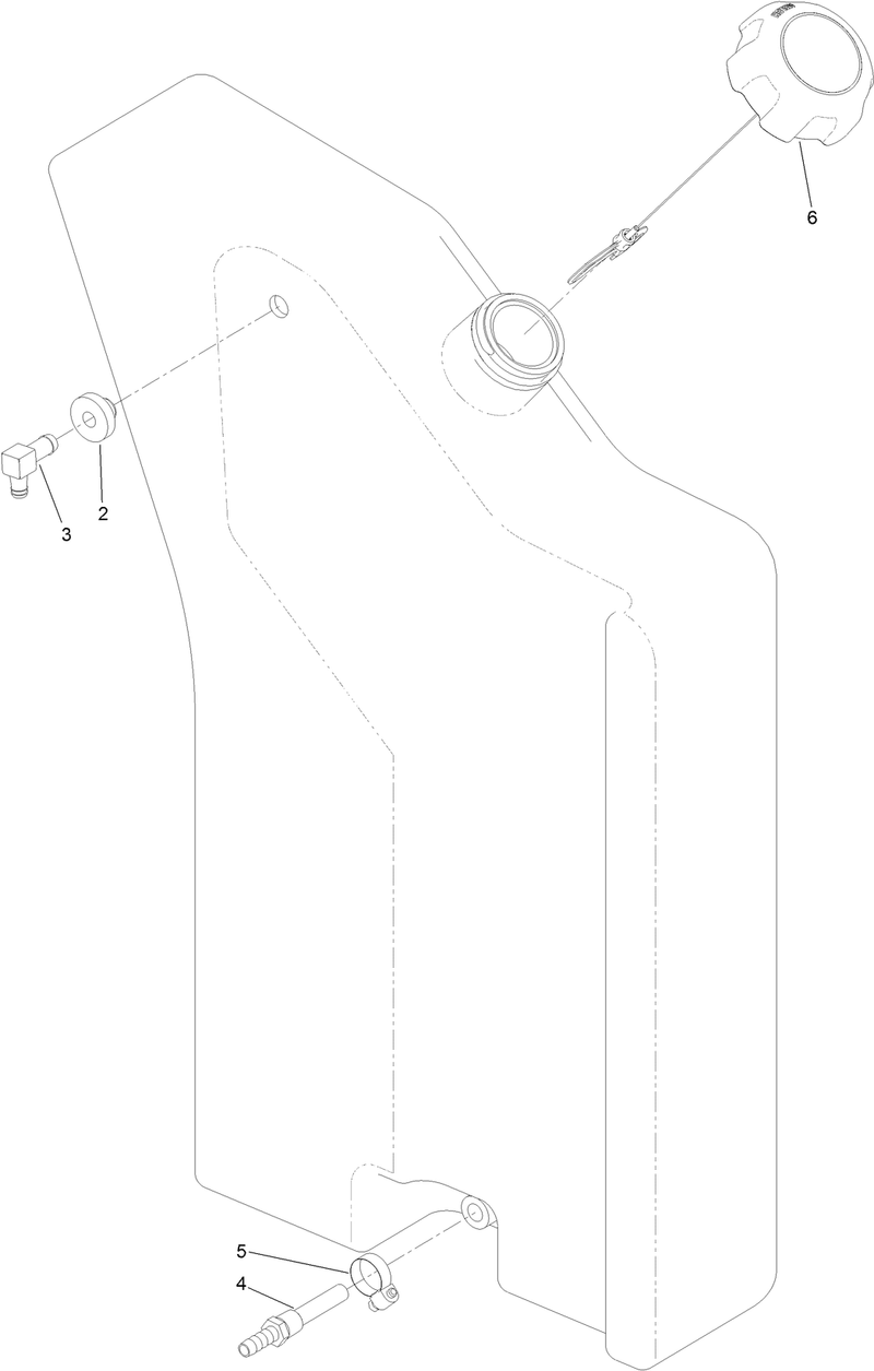 RH Fuel Tank Assembly No 130 1027