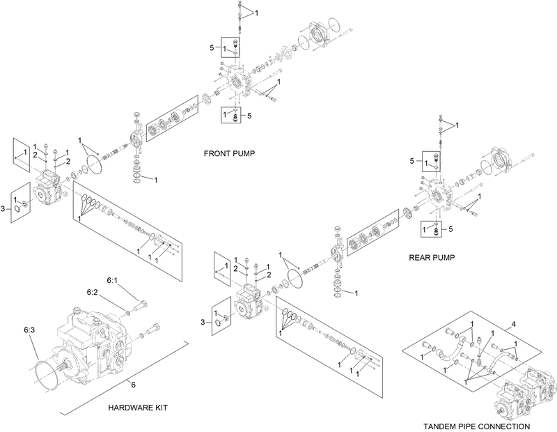 Tandem Pump Assembly No 138 0767