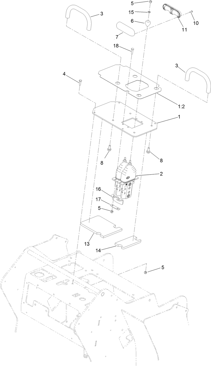 Control Valve and Reference Bar Assembly