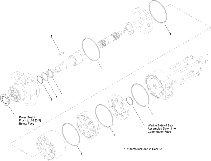 Hydraulic Motor Assembly No 138 0778