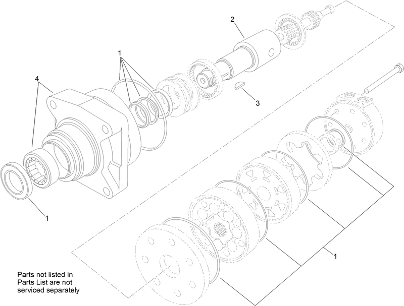 Hydraulic Motor Assembly No 130 7729