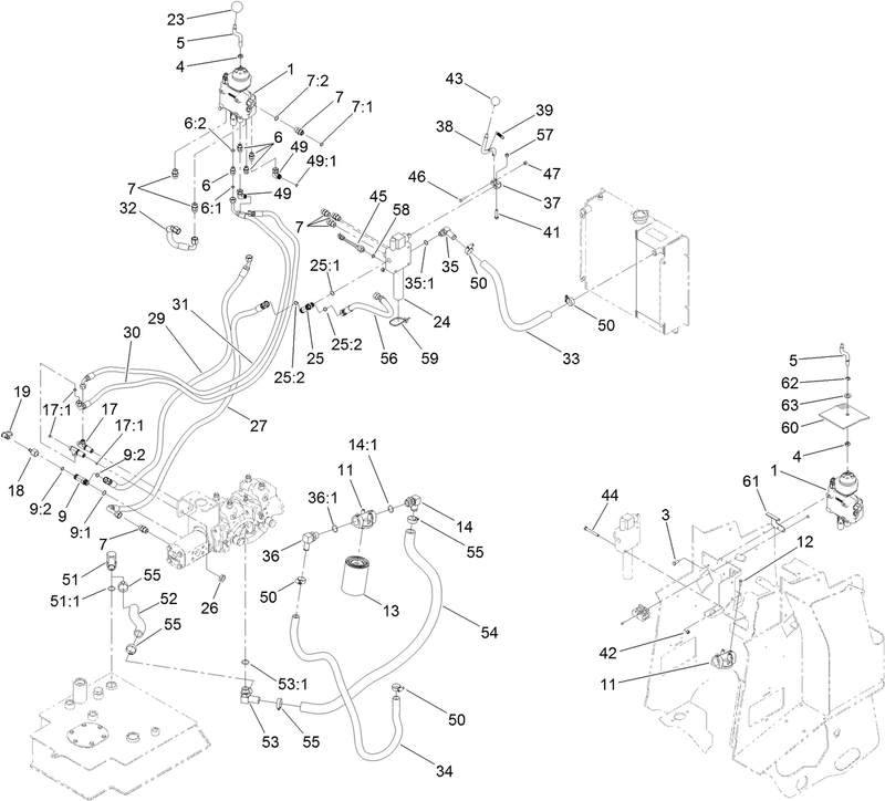 2 Spool Valve and Auxiliary Valve Assembly