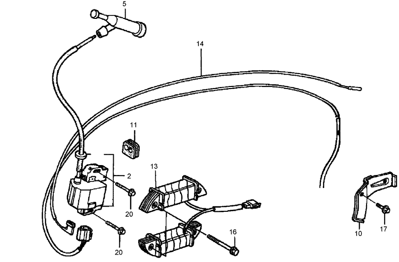 Ignition Coil Assembly Honda GX390K1QNE2