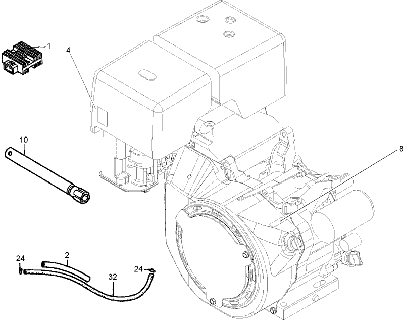 Miscellaneous Part Assembly Honda GX390K1QNE2