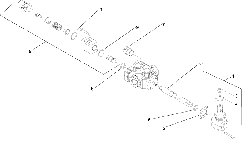 Spool Valve Assembly No 106 9405