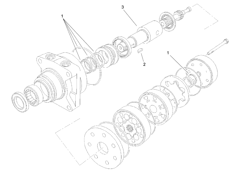 Hydraulic Motor Assembly No 104 8470