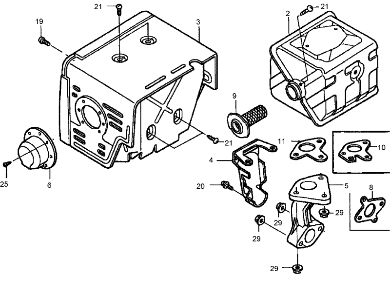 Muffler Assembly Honda GX390K1QNE2