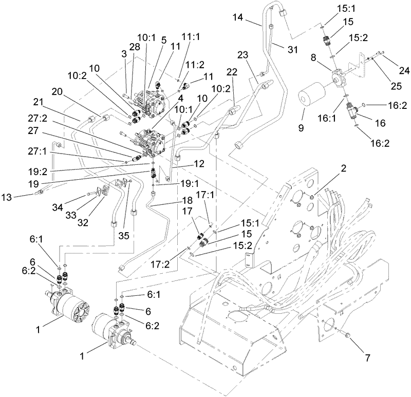 Traction Hydraulic Assembly