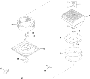 Air Intake and Filtration Assembly Kohler CH20S-64725