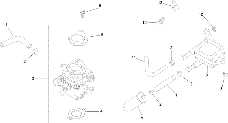 Fuel System Assembly Kohler CH20S 64725