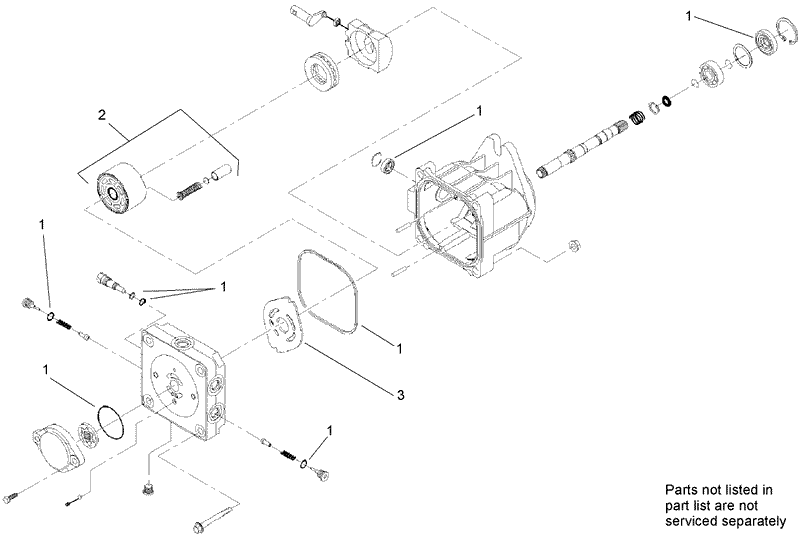 Hydraulic Pump Assembly No 106 5705 and 106 5706