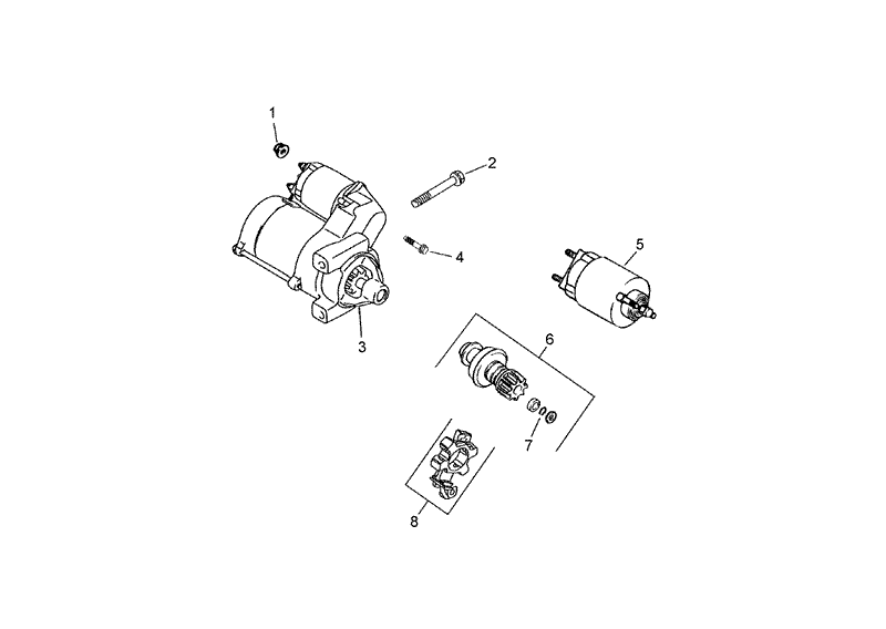 Starting System Assembly Kohler CH20S 64725