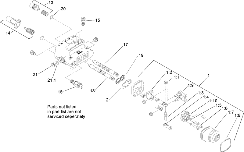 Two Spool Valve Assembly No 106 9307
