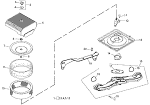 Air Intake and Filtration Assembly Kohler CH730-0132