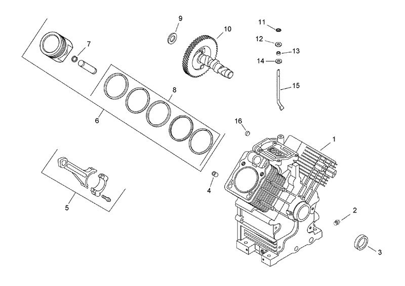 Crankcase Assembly Kohler CH730 0132
