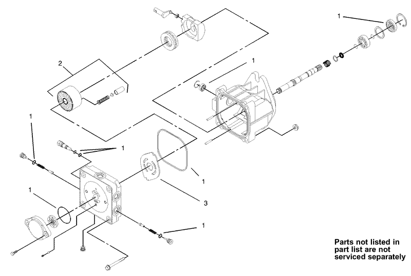 Hydraulic Pump Assembly No 106 9590 and 106 9591