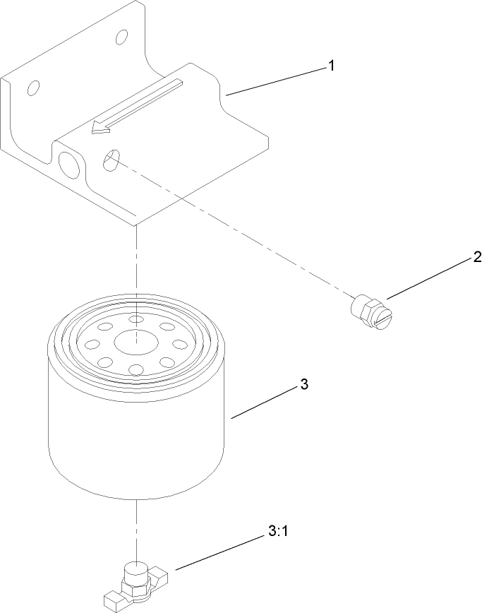 Filter Water Separator Assembly No 63 7650