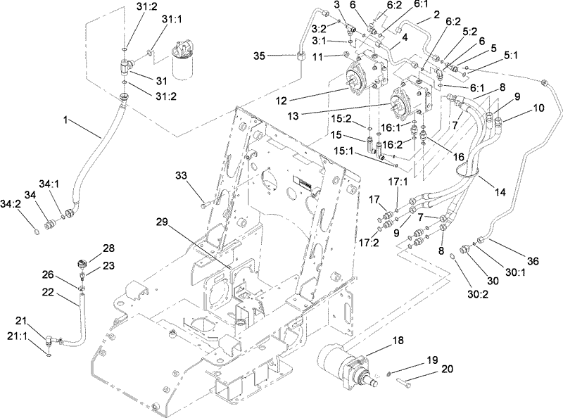 Traction Hydraulic Assembly