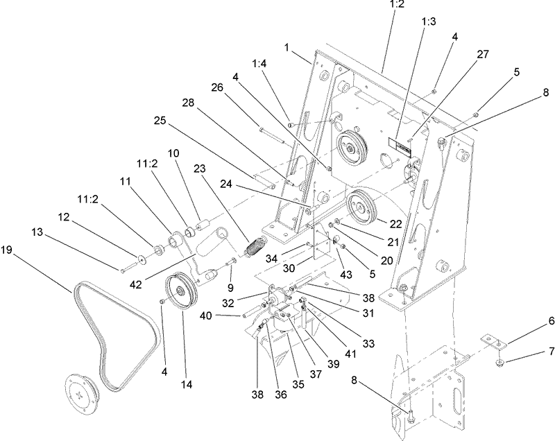 Loader Tower and Drive Assembly