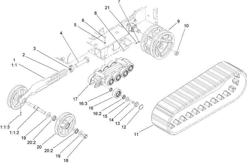 Track and Traction Assembly