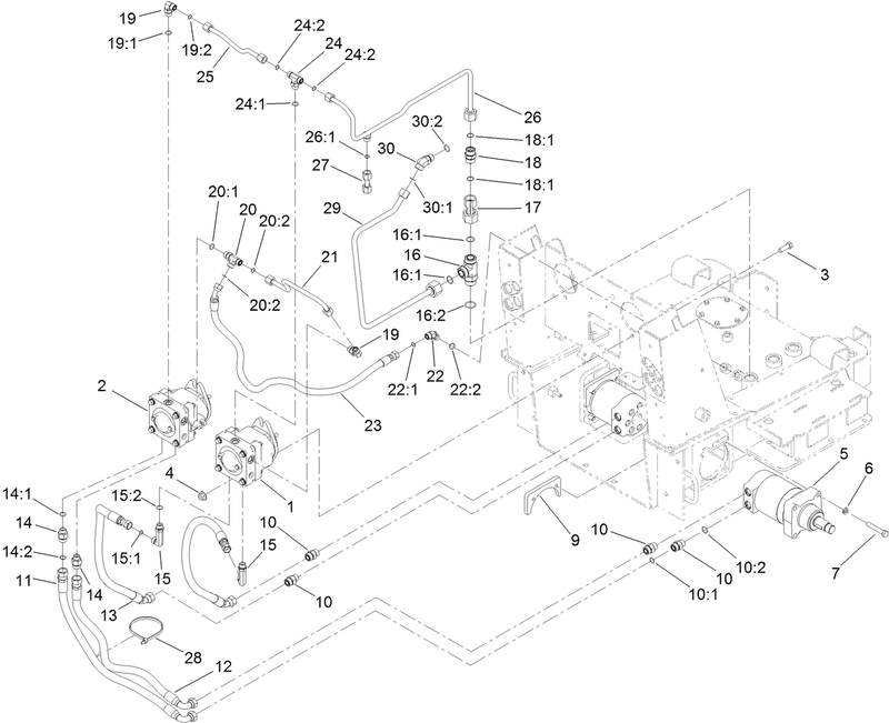 Traction Hydraulic Assembly