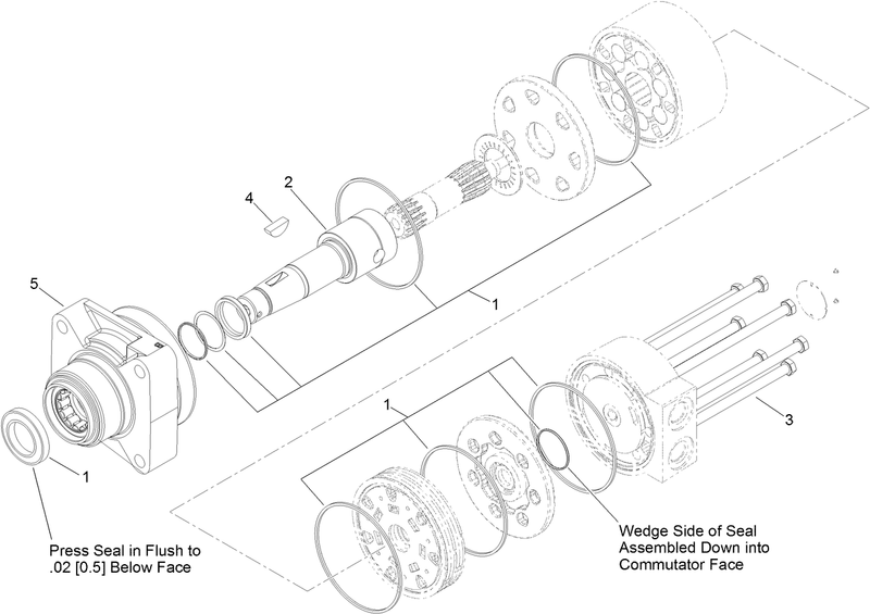 Hydraulic Motor Assembly No 106 7654