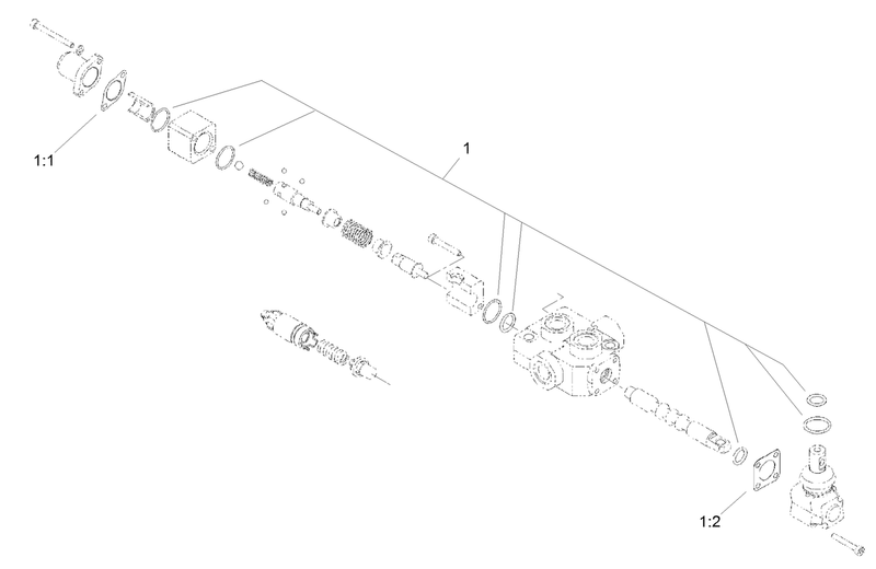One Spool Valve Assembly No 104 2831