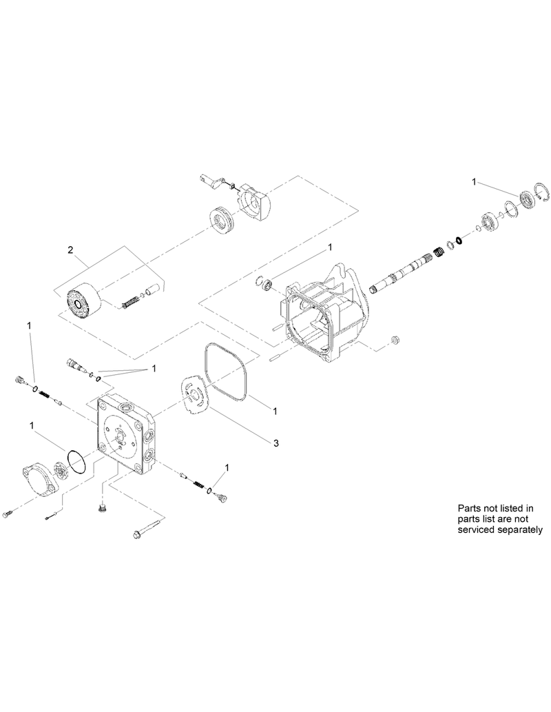 Hydraulic Pump Assembly No 106 5705 and 106 5706