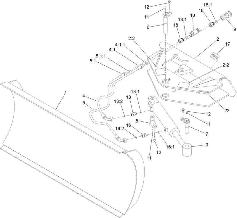 Hydraulic Blade Assembly
