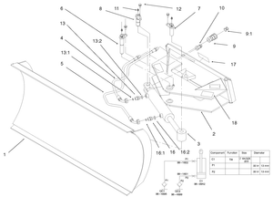 Hydraulic Blade Assembly