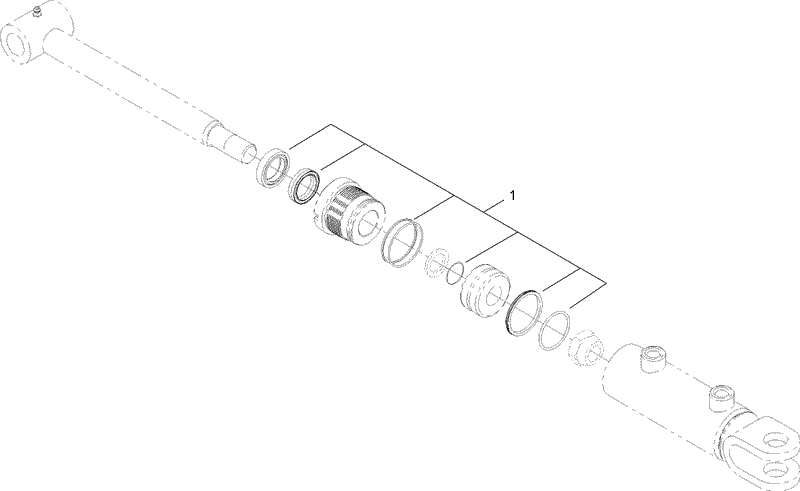 Hydraulic Cylinder Assembly No 110 0079