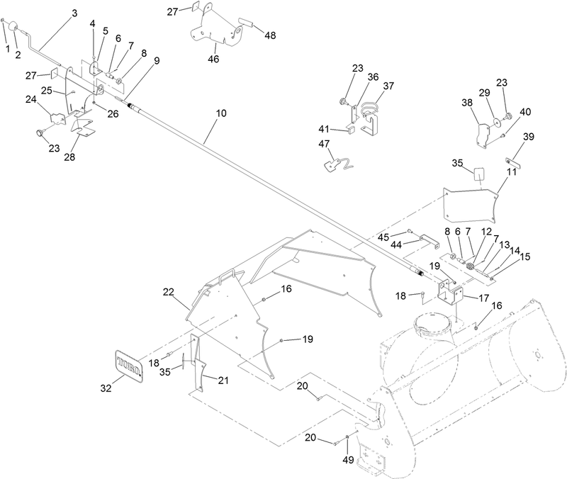 Crank and Mounting Assembly