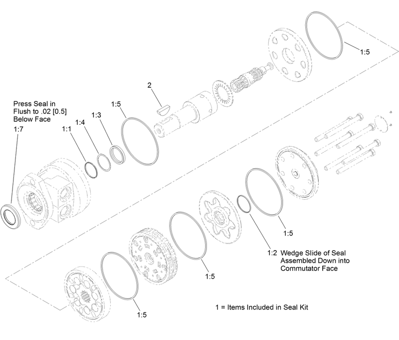 Hydraulic Motor Assembly No 117 6373