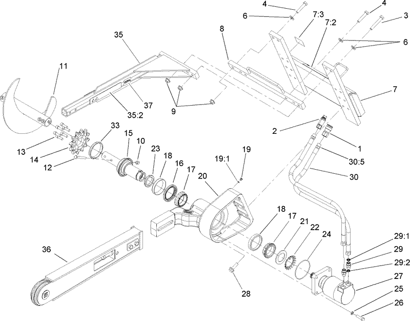Trencher Assembly