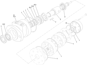 Hydraulic Motor Assembly No 108-5595