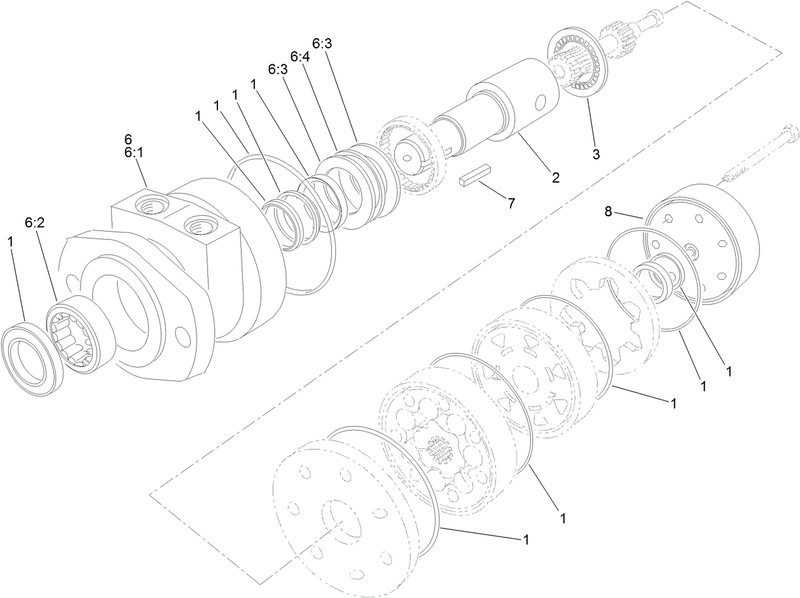 Hydraulic Motor Assembly No 108 5595
