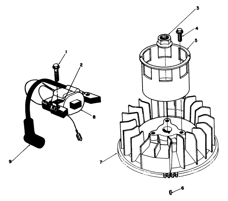 Magneto and Flywheel Assembly