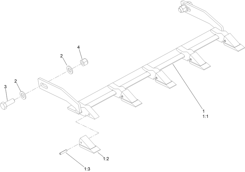 Tooth Bar Assembly No 104 6020