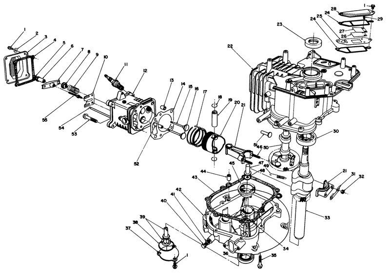 Engine Assembly Model No Vmh 7 continued