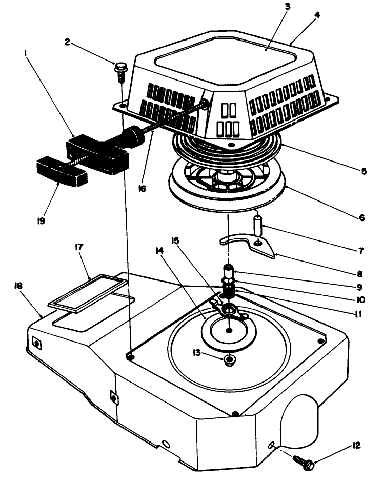 Engine Assembly Model No Vmh 7