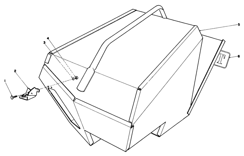 Steel Grass Catcher model 22099optional