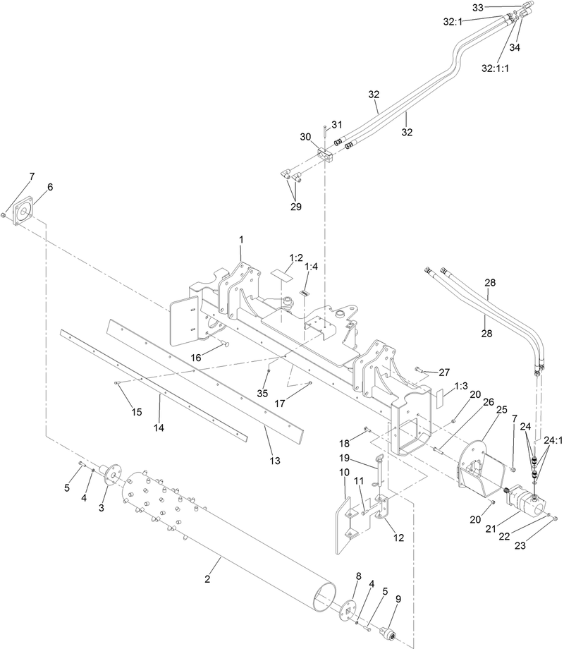 Frame and Motor Assembly