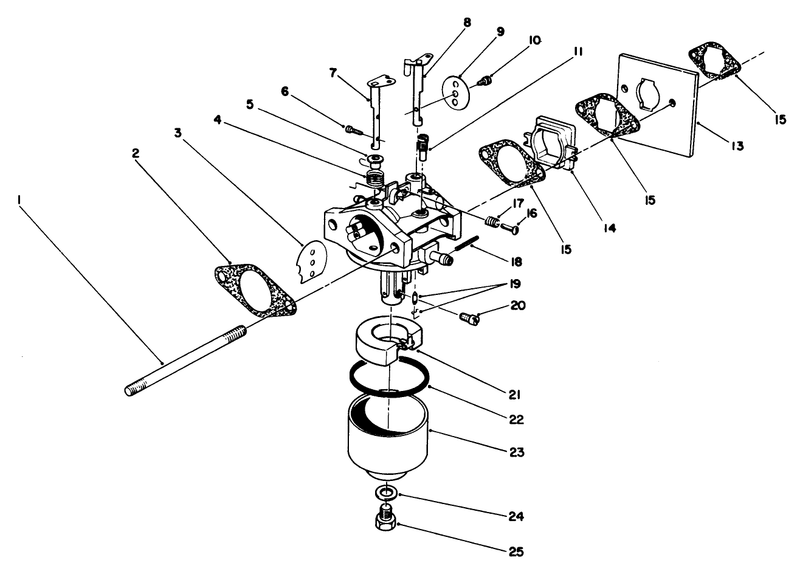 Carburetor Assembly model No 47pk9 3
