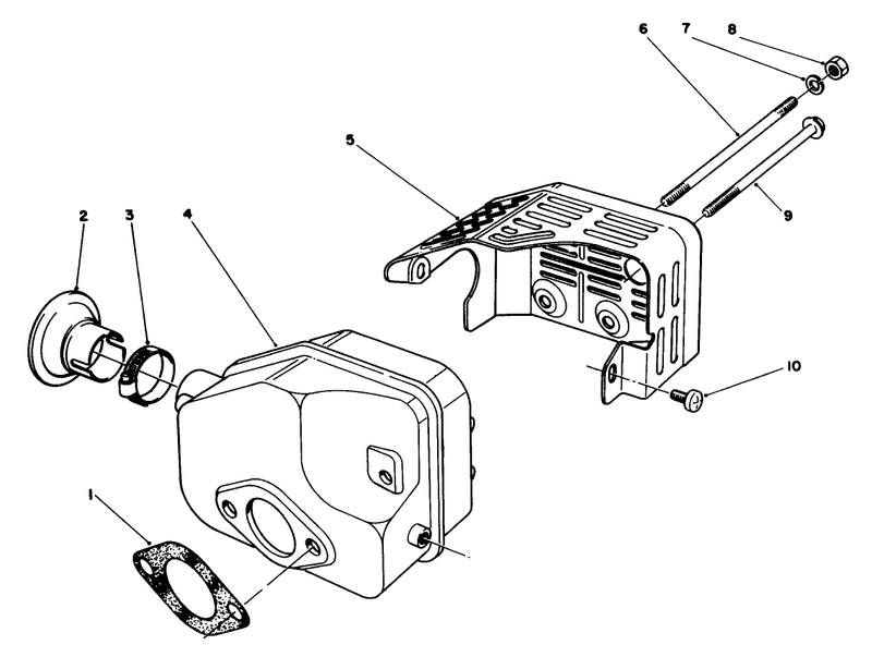 Muffler Assembly model No 47pk9 3