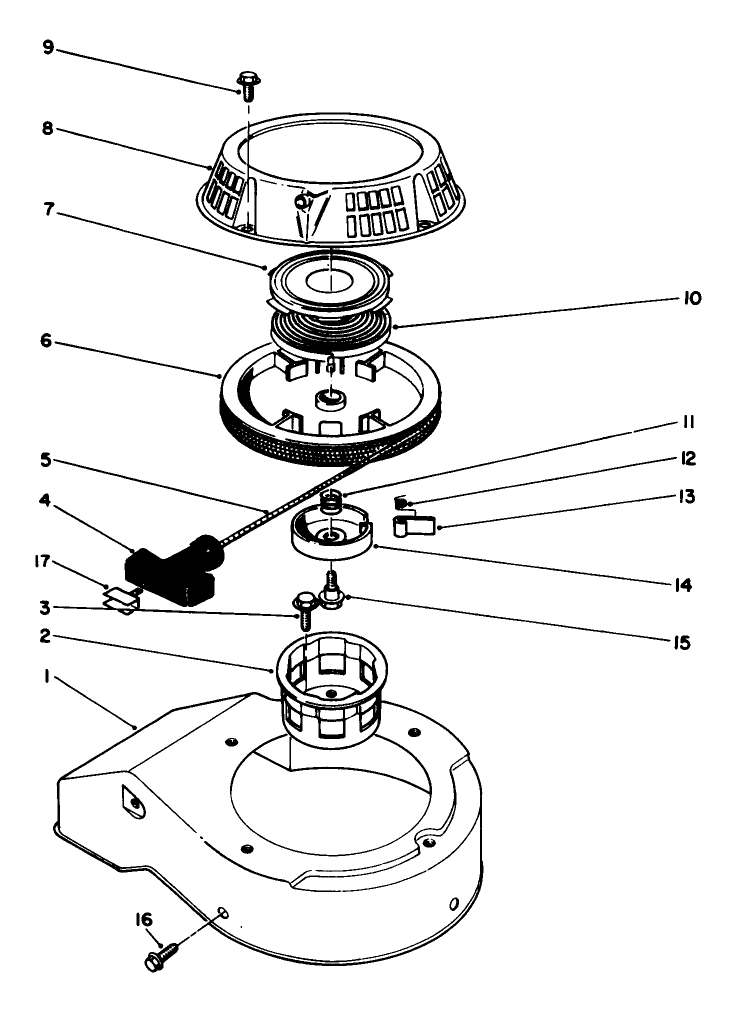 Recoil Assembly model No 47pl0 3